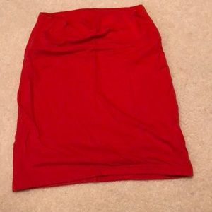 Red forever 21 skirt